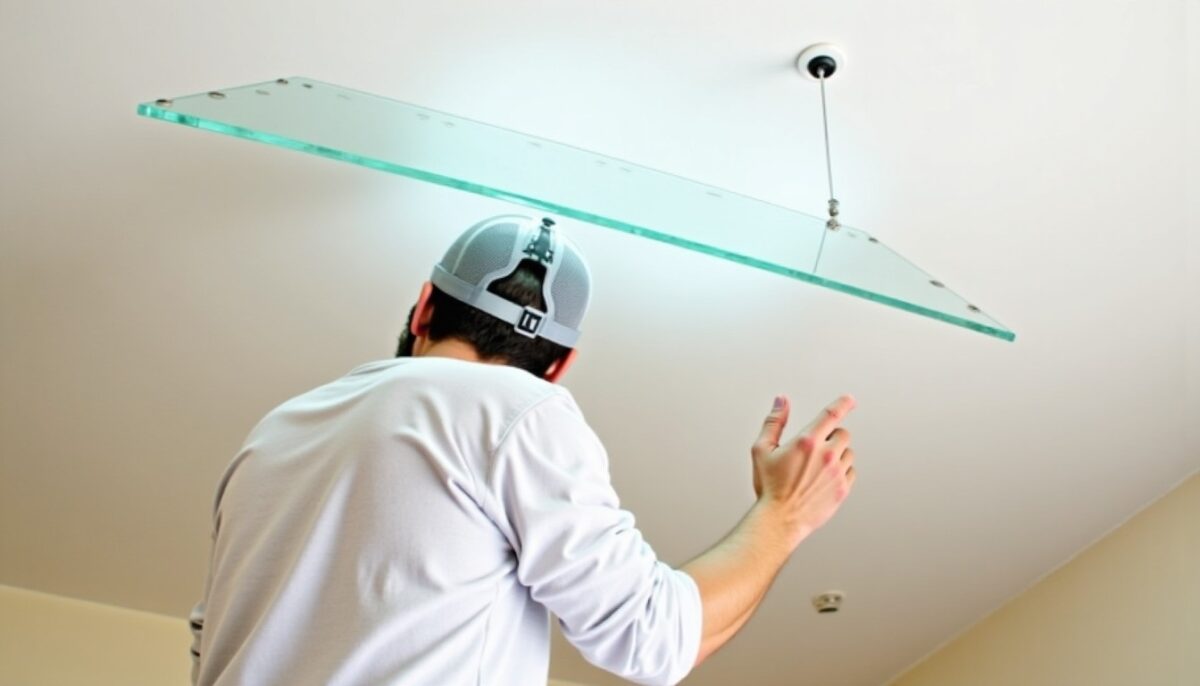 Guide pratique : comment installer une toile de verre au plafond étape par étape
