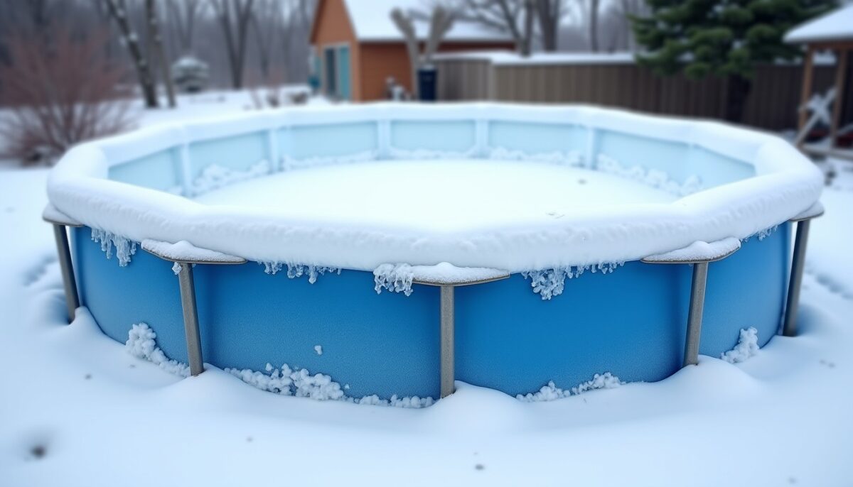 Piscine tubulaire en hiver : 3 erreurs coûteuses à éviter absolument et leurs solutions