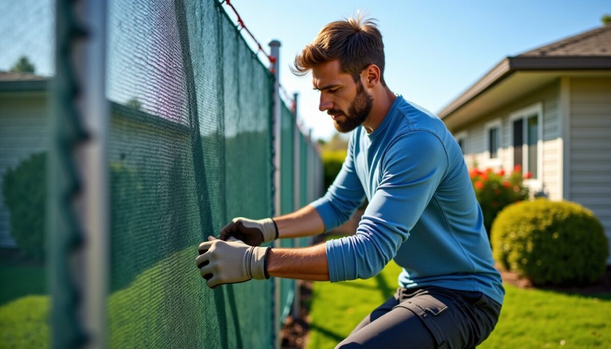 Installer un brise-vue sur un grillage : la méthode durable et efficace
