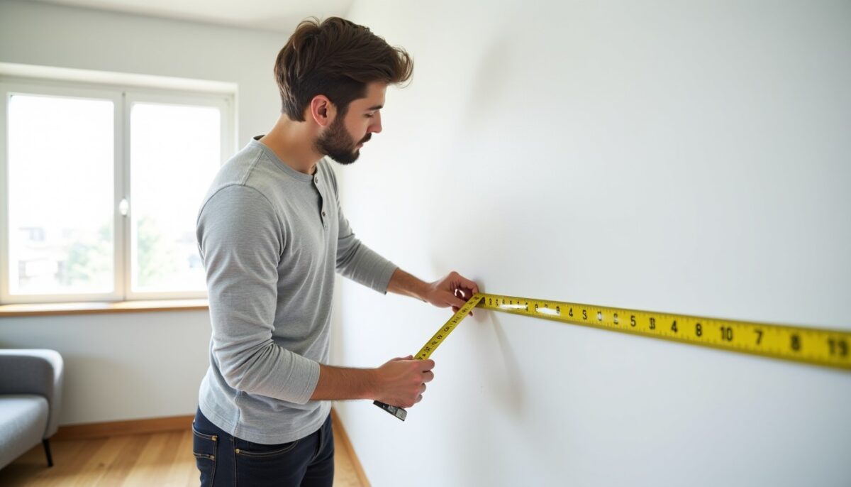 Avant l'achat : mesurer l'espace et vérifier le type de mur